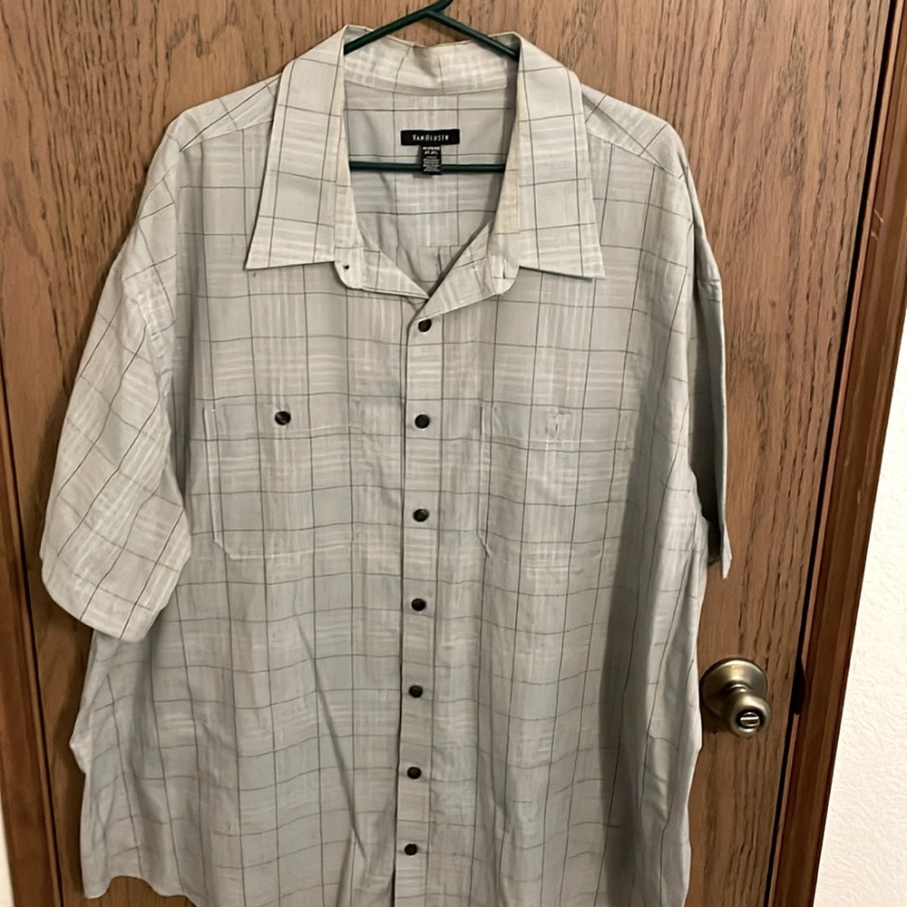 Men’s Button Down Shirt 4XL